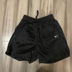 Nike woman’s black basketball shorts